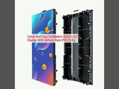 Quick And Easy Installation Rental LED Display With Refresh Rate IP65 10 Kg